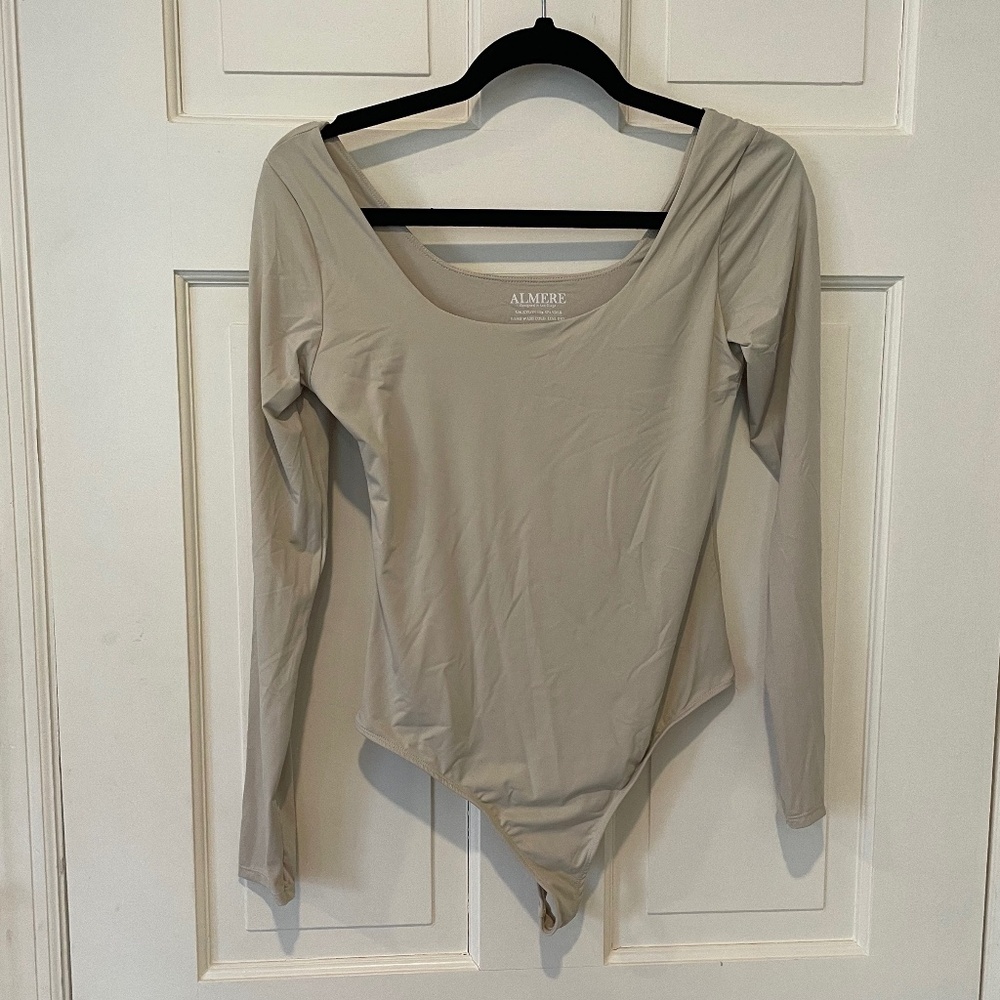 Almere Long Sleeve Tan Body Suit